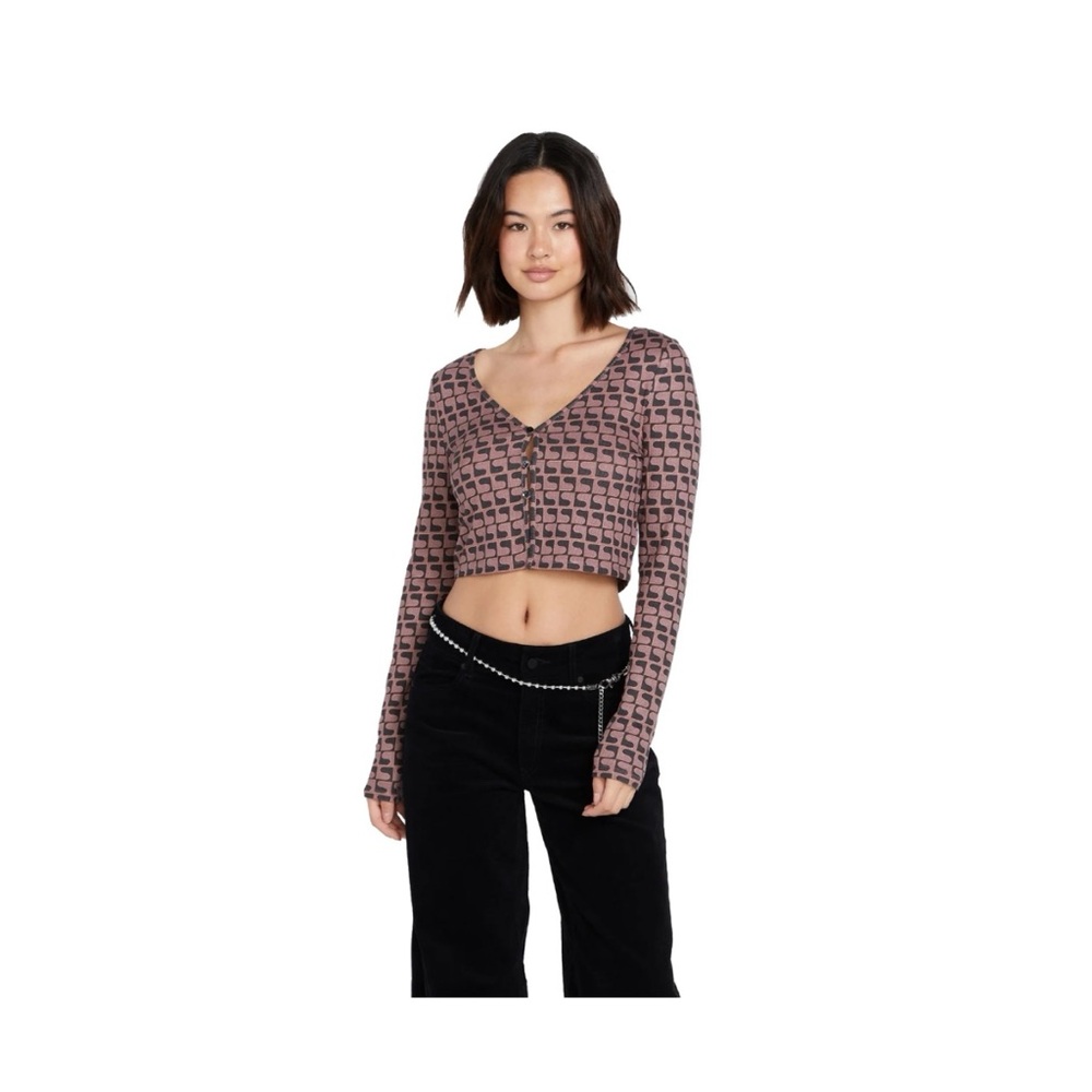 Volcom Disco Rodeo LS Top in Size XS NWT